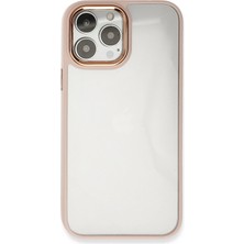 Sylar iPhone 14 Pro Max Kılıf Dora Kapak - Pudra