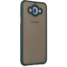 Sylar Samsung Galaxy J7 Kılıf Montreal Silikon Kapak - Yeşil