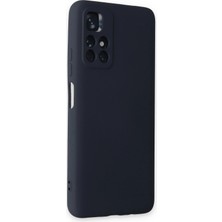 Sylar Redmi Note 11T Kılıf Nano Içi Kadife Silikon - Lacivert