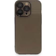 Sylar iPhone 13 Pro Max Kılıf Armada Lensli Kapak - Siyah