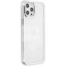 Sylar iPhone 12 Pro Max Kılıf Element Silikon - Gümüş