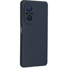 Sylar Huawei Nova 9 Se Kılıf Nano Içi Kadife Silikon - Lacivert