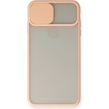 Sylar iPhone x Kılıf Palm Buzlu Kamera Sürgülü Silikon - Pembe