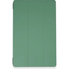 Sylar Samsung Galaxy X200 Tab A8 10.5 Kılıf Tablet Smart Kılıf - Koyu Yeşil