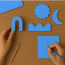 KİKA Renkli Mukavva 35X50 1 ADET Açık Mavi