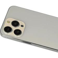 Sylar iPhone 12 Pro Rainbow Kamera Lens Koruma Cam - Gold