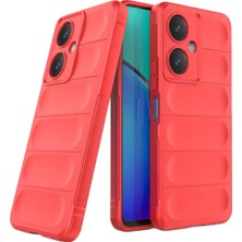 Sylar Vivo Y27 Kılıf Optimum Silikon - Kırmızı