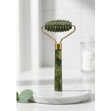 MMİF Yeşim Taşı Roller - Yüz ve Boyun Masaj Aleti - Canlandırıcı Cilt Bakım Aleti, Mmif