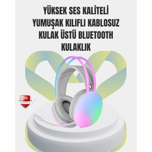 Buğz 40MM Sürücülü Rgb Kablosuz Kulaklık – Oyun ve Müzik Için