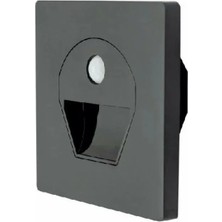 İlanib Ticaret CT-5170 1W Sensörlü Ledli Koridor Armatür Siyah Kasa - Beyaz