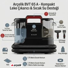 Arçelik 11000 Pa Emiş Gücüylebvt 65 A Halı ve Koltuk Yıkama Makinesi + Dijital Mutfaktartısı Hediyee