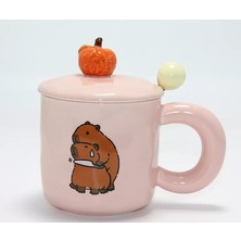 Hobilinka 3D Capybara Desenli Porselen Kupa Bardak
