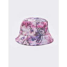 LC Waikiki Lcw Eco Karişik Desenli Kadın Bucket Şapka