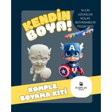 Captain America - Boyama Seti ve Captain America Figürü