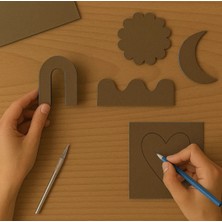 KİKA  Renkli Mukavva 50X70 1 Adet Kahve