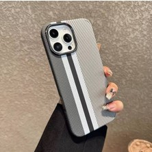 Bruntoo BR Apple Iphone 15 Pro Max Uyumlu Lux Carbon Fiber Magsafe Metal Kılıf Ultra Hafif Ince Manyetik Kapak.