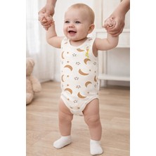 Veraye Sock 3 Lü Ay Yıldız Desenli Buyuk Askılı Badi