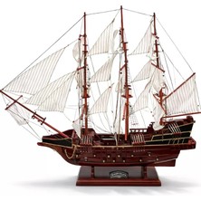 MiraLive 80X65 cm Ahşap Yelkenli Gemi