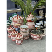 Acar Lüx Emaye 9 Parça Emaye Mutfak Seti