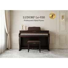 Ludorf LE-930 Gül Dijital Piyano 88 Tuşlu Çekiç Aksiyona Sahip Üst Düzey Tuş Hassasiyeti