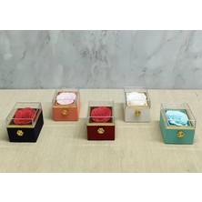 MiraLive Romantik Gül Yüzük Kutusu Kare