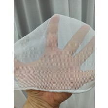 Hilal Petek Örme Tül Perde Büzdürme Ekstraforlu Ayarlanabilir Enli Tül