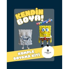 Spongebob (Sünger Bob) - Boyama Seti ve Spongebob Figürü