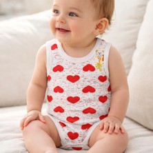 Veraye Sock 3lü Noktalı Kalp Desenli Buyuk Askılı Badi