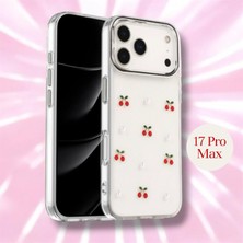 Bruntoo BR Iphone 17 Pro Max Uyumlu Kılıf Şeffaf Simli Figürlü Desenli Koruyucu Kapak