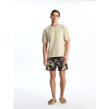 LC Waikiki Lcw Swımwear Kısa Boy Desenli Erkek Deniz Şortu