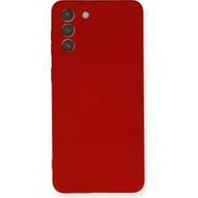 Uravas Store Galaxy S21 Kılıf Nano Içi Kadife - Kırmızı