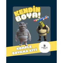 Shrek (Yeşil Dev) - Boyama Seti ve Shrek Figürü