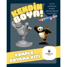Kung Fu Panda - Boyama Seti ve Kung Fu Panda Figürü