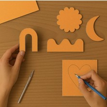 KİKA Renkli Mukavva 50X70 1 Adet Turuncu