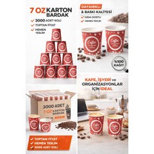 Mada Ambalaj 3000 Adet 7 Oz Karton Bardak
