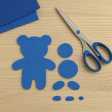 KİKA 50X70 Keçe Tabaka 5'li Mavi