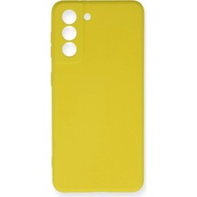 Uravas Store Galaxy S21 Fe Kılıf Nano Içi Kadife - Sarı