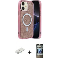 İlk El Grup Ieg™ iPhone 11 Eksen Çizgi - Siyah 34D Hayalet Izgaralı Cam + Sarı Renkli Kamera Lens Koruma Cam