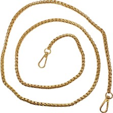 Orhan Çanta 20 Adet Çanta Zinciri 100 cm Kare Model Gold