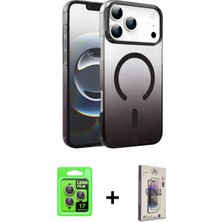 İlk El Grup Ieg™ iPhone 17 Pro Ahenk Doku Özel Seri - Siyah Bilvis 3D Cam Ekran Koruyucu + Gri Raze Metal Kamera Lens