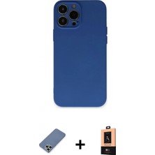 İlk El Grup Ieg™ iPhone 13 Pro Max Ahenk Serisi - Şeffaf Maxco Cam Ekran Koruyucu + Açık Yeşil Metal Kamera Lens Koruma Cam