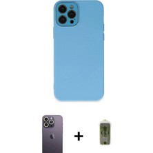 İlk El Grup Ieg™ iPhone 12 Pro Max Çekirdek Modern Serisi - Siyah Joko Magic 5d Hayalet Cam + Beyaz Neon Fosforlu Kamera Lens