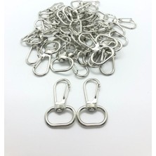 Orhan Çanta 10 Adet 2cm Telli Kanca Gümüş Renk