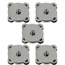 Orhan Çanta 50 Adet Dikmeli Çanta Mıknatısı 18MM Füme