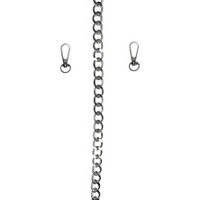 Orhan Çanta 100 Adet Çanta Zinciri 1 Metre 12MM Gümüş Rengi