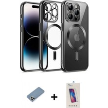 İlk El Grup Ieg™ iPhone 13 Pro Max Nova Işık Özel Seri - Siyah Joko 5d Cam + Gökkuşağı Shine Kamera Lens Koruma Cam