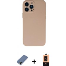 İlk El Grup Ieg™ iPhone 13 Pro Max Ahenk Serisi - Şeffaf Maxco Cam Ekran Koruyucu + Açık Yeşil Metal Kamera Lens Koruma Cam