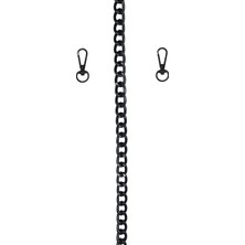 Orhan Çanta 30 Adet Çanta Zinciri 1 Metre 12MM Siyah