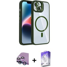 İlk El Grup Ieg™ iPhone 14 Yadigar Asil Koleksiyonu - Siyah Bilvis 5in1 3D Magic Cam Ekran Koruyucu + Mavi Raze Metal Kamera Lens