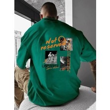 Amor Man Büyük Beden Özel Tasarım Unıverse Nasa Sırt Baskılı %100 Pamuk Oversize Battal Erkek T-Shirt